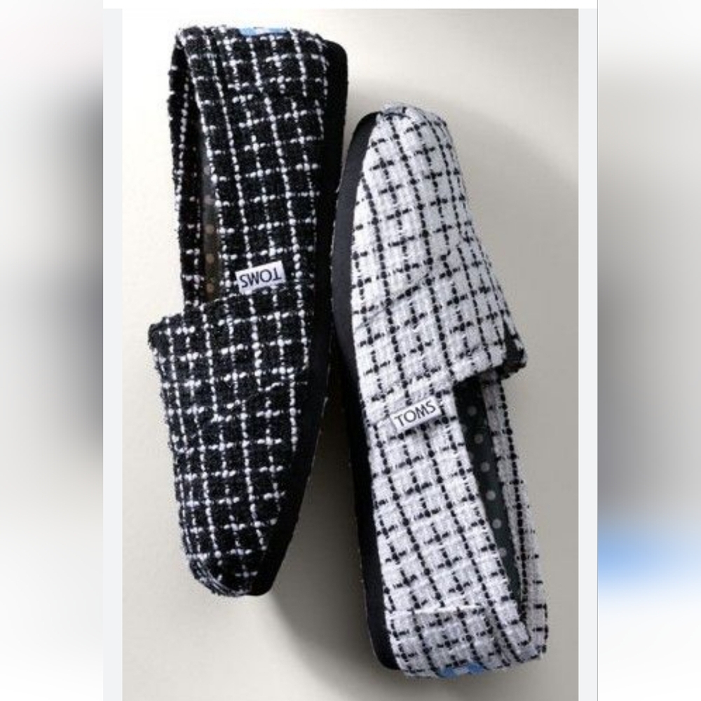 Toms Tweed Slip-ons